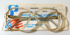 Vintage PATHWAY OPTICAL Crescendo Vanilla Fudge 53/16 Eyeglass Frame NOS