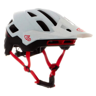 6D ATB-2T MTB Helm Ascent matt weiß/schwarz