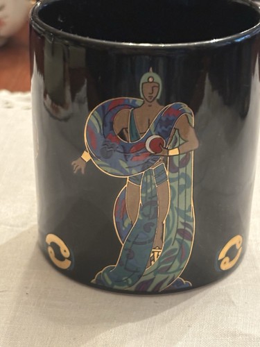 Taza de café horóscopo Zodiac 6 piezas gráficos l'image de colección - negra - 12 oz.- 1986 - Imagen 6 de 18