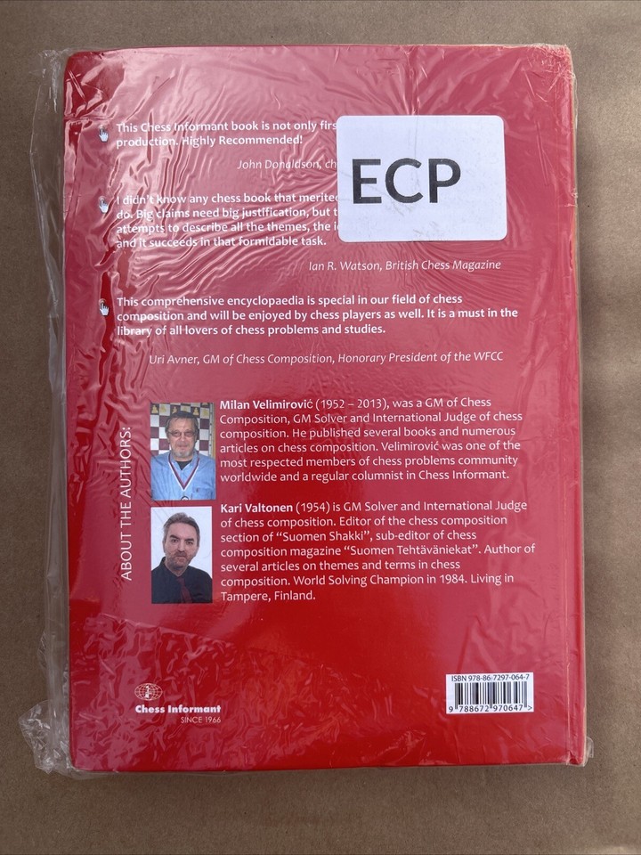 The Definitive Book Encyclopedia of Chess Problems Themes and Terms