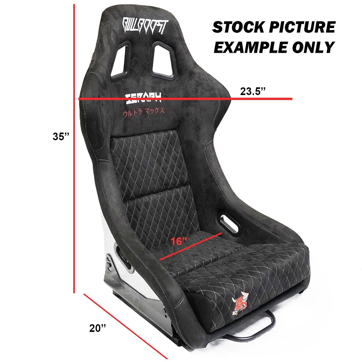 1Pair Adjustable RED Luxury Racing Lowered Ultra Max Bucket Seat w