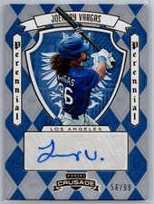 Joendry Vargas 2025 Panini Crusade - Perennial #PPS-JVG Auto Silver /99 (RC)