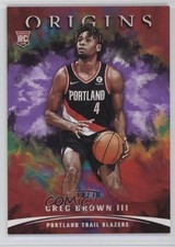 2021-22 Panini Origins FOTL FOTL Purple 10/18 Greg Brown III #86 1hq0