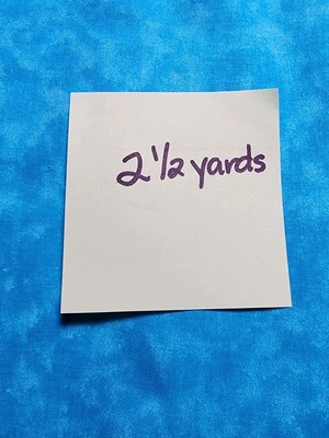 Turquoise Blue Splotchy Fabric 2 1/2 Yds