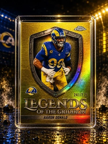 2025 Topps Chrome Aaron Donald Base (RAW)