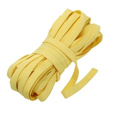 20 Yards Corset Boning Casing, 3/8" Nylon Plush Boning for Sewing, Light Yellow