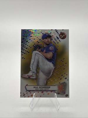 2023 Topps Pristine Baseball #221 Max Scherzer Gold Refractor /50