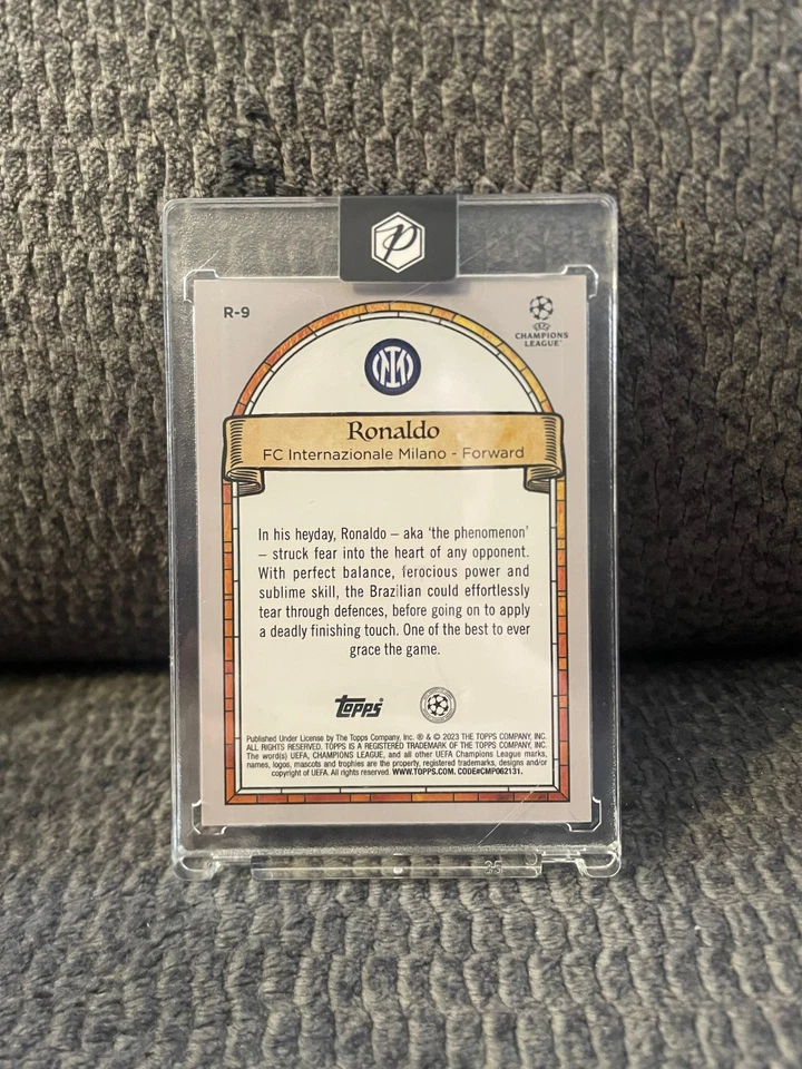 2022-23 Topps Chrome Merlin UCL Inter Milan Renaissance 'The Phenomenon' Ronaldo - Bild 4 von 4