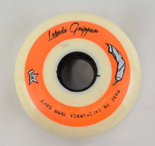Labeda White Gripper Soft Inline Hockey Wheels 76mm WHT/ORG 4-Pack 0410-453 