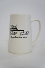Vintage Bombardier 1922 Beer Stein Snowmobile Joseph-Armand Bombardier Canada