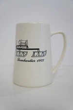 Vintage Bombardier 1922 Beer Stein Snowmobile Joseph-Armand Bombardier Canada