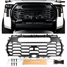 Black Grille Grill With Emblem For 2022 2023 24 2025 Toyota Tundra Trd Pro Style Black Grille Grill With Emblem For 2022 2023 24 2025 Toyota Tundra Trd Pro Style