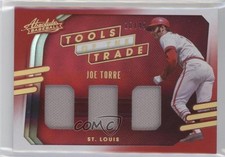 2021 Absolute Tools of the Trade 3 Swatch Spectrum Red 18/49 Joe Torre HOF a8r
