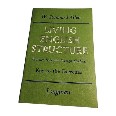 Living English Structure Practice Stannard Allen 1973 Paperback Book