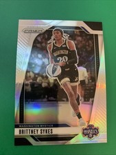 2024 Panini Prizm WNBA Brittney Sykes #80 Silver Prizm Washington Mystics