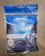 Oral-B Glide Floss Picks Densify Mint Flavor 75 Floss Picks New