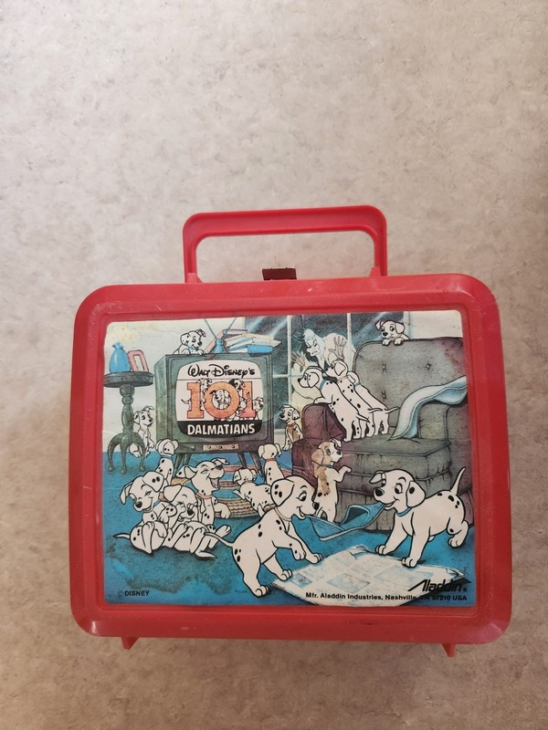 Vintage Disney Lunch Box No Thermos 101 Dalmatians Puppy Cruella