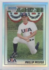 2010 Bowman Chrome 18U USA Team Refractor 539/777 Phil Pfeifer Phillip 0c2
