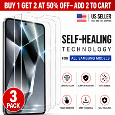 3-Pack HYDROGEL Screen Protector For Samsung Galaxy S8-S26 Plus Ultra Note 8-20