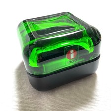 Iittala Vitriini Green Black Aluminum Trinket Box 6cm x 6cm