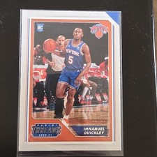 Panini 2020-21 Chronicles Threads Immanuel Quickley Rookie #100 Knicks Card