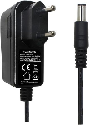 AC zu DC 12V 1,5A Netzteil Adapter, Stecker 5,5mm x 2,1mm für CCTV-Kamera DVR 