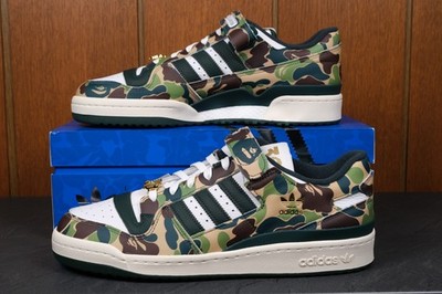 Adidas x BAPE A Bathing Ape Forum 84 Low ID4771 EU 46 2/3 US 12 UK 11.5 NEW