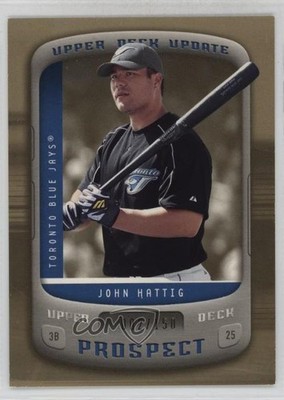 2005 Upper Deck Update Gold 2/150 John Hattig #132 Rookie RC qw7