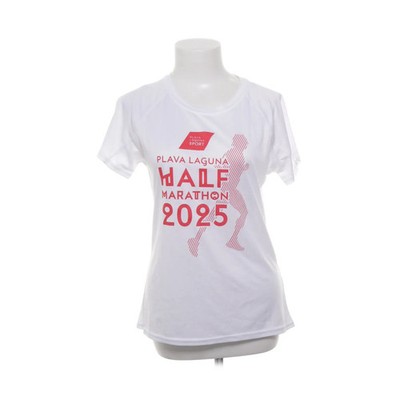 Roly Sport, T-shirt, Größe: M, T-049, Weiß/Rot, Polyester, Print, Damen #i5t