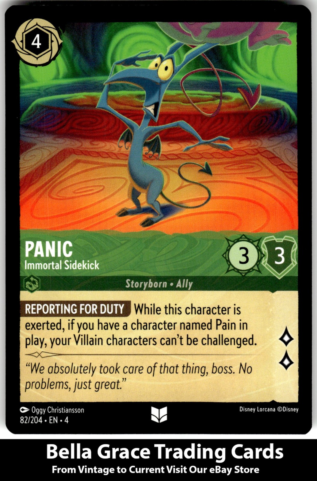 Panic #82/204 Ursula's Return Disney lorcana Uncommon