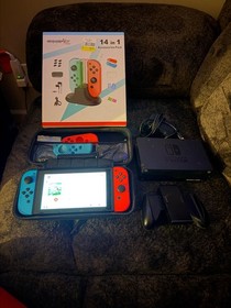 Nintendo Switch 32GB Handheld Console - Neon Red/Neon Blue