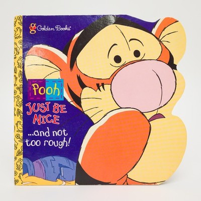Pooh Just Be Nice And Not Too Rough Disney Golden Tigger Kids Board Story Book