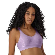 NWT BALI Comfort Revolution Shaping Wireless Bra Sz 2XL DF3488 Purple Shade