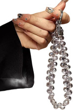 Phone Charms, Beaded Wrist Strap Cute Camera Charm Lanyard Cellphone Bag Keychai