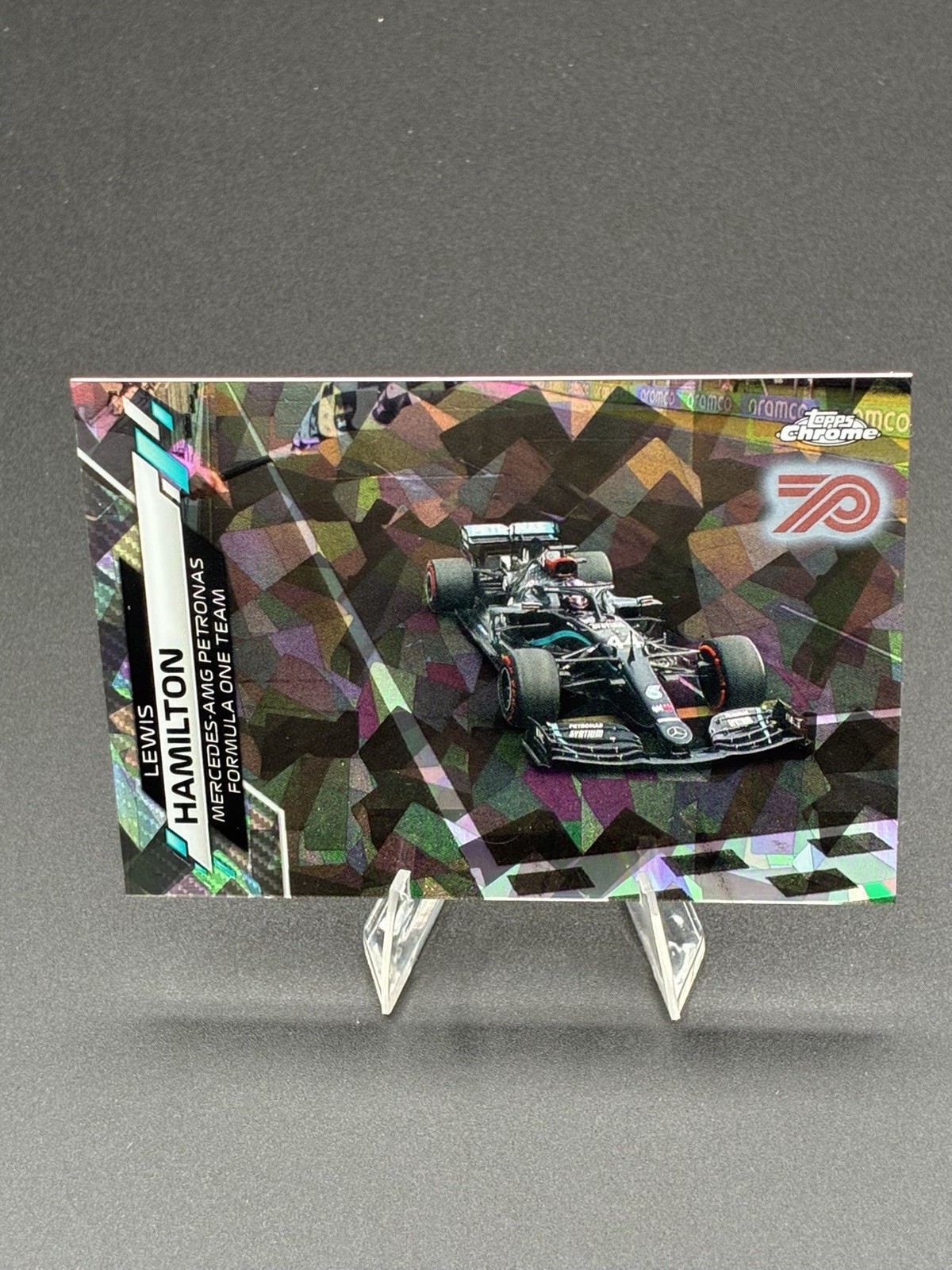 2020 Topps Chrome Sapphire Formula 1 F1 Lewis Hamilton 70th Anniversary /70 RC