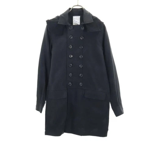 Used SHAREEF made in Japan linen trench coat 2 black Men's - product listing photo