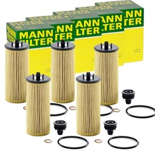 5x MANN-FILTER HU 6015 z KIT ÖLFILTER MIT DICHTUNG FILTEREINSATZ 5-STÜCK!