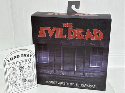NECA The Evil Dead 2 Pack Ultimate Edition Ash & Cheryl Action Figures Mint NIB