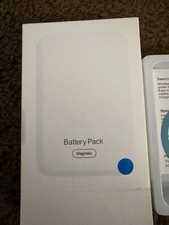 Power Bank Ultra-Slim 5000mAh Magnetic Battery Pack Qi2 Certified 15W Blue UK