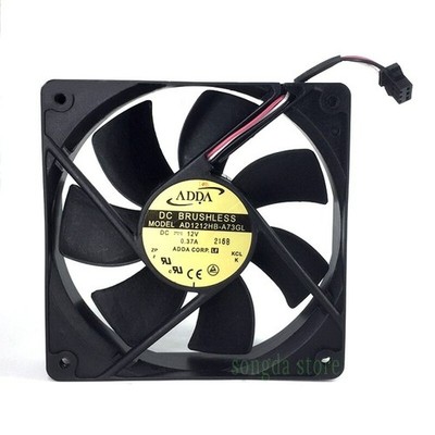 ADDA AD1212HB-A73GL 120*120*25MM 12cm 12V 0.37A computer case cooling fan #ac