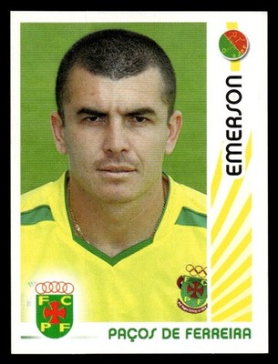 2006 Panini Portugal Futebol Stickers Set Break Emerson Pacos de Ferreira #227