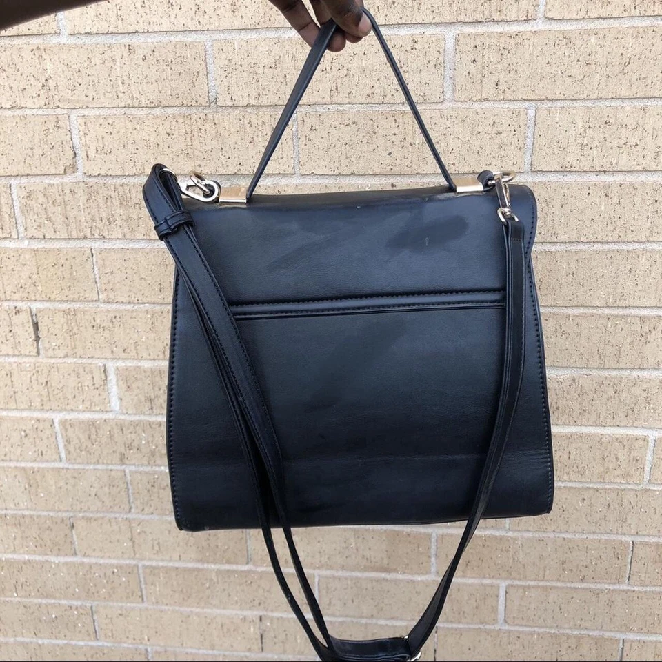 Anthropologie Melie Bianco Leather Briefcase Satchel Shoulder Hand Bag Purse - Image 2 of 4