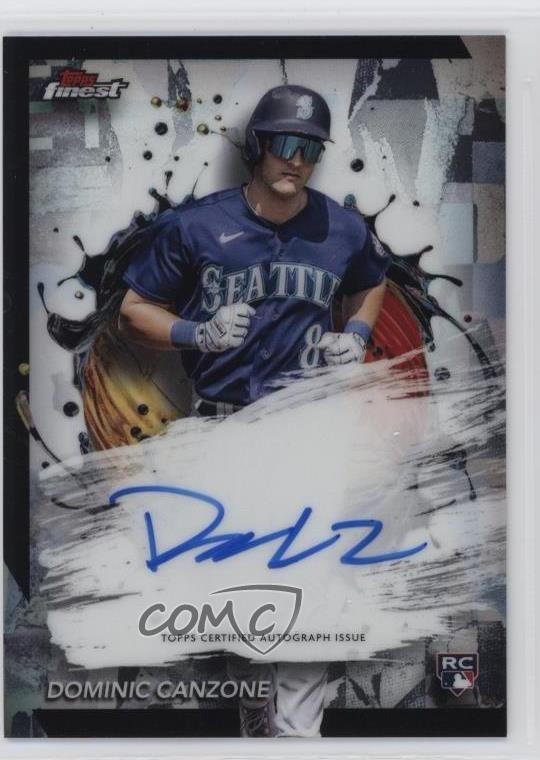 2024 Topps Finest Finest Auto Dominic Canzone #FA-DCAN Rookie Auto RC 14lm