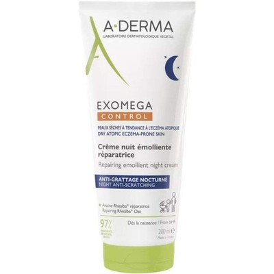 Exomega Control Emollient Nachtcreme, Inhalt: 200 ml