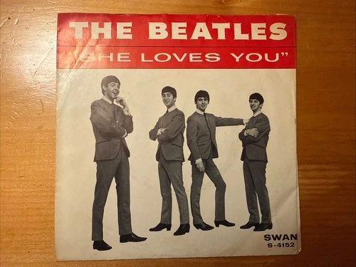 The Beatles ‎– She Loves You 1964 Swan S-4152 45 7” Vinyl VG