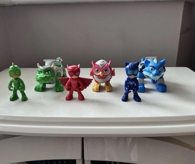x3 Just Play PJ Masks Animal Power Hero 'Catboy, Owlette & Gekko - Konvolut