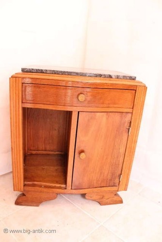 *** Antiker Art Déco Nachttisch Nachtschrank Beistellschrank Flurschrank Kommode - Bild 16 von 24