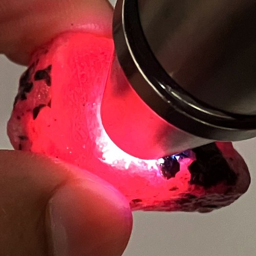 56,73 Ct - Naturale 100% Non Riscaldato Bellissimo Rubino Rosso Grezzo Mozambico - Foto 2 di 5