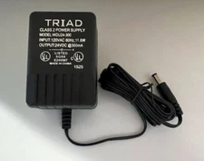 AC/DC Triad Magnetics WDU Series WDU24-300 Plug-In CLASS 2 Power Supply