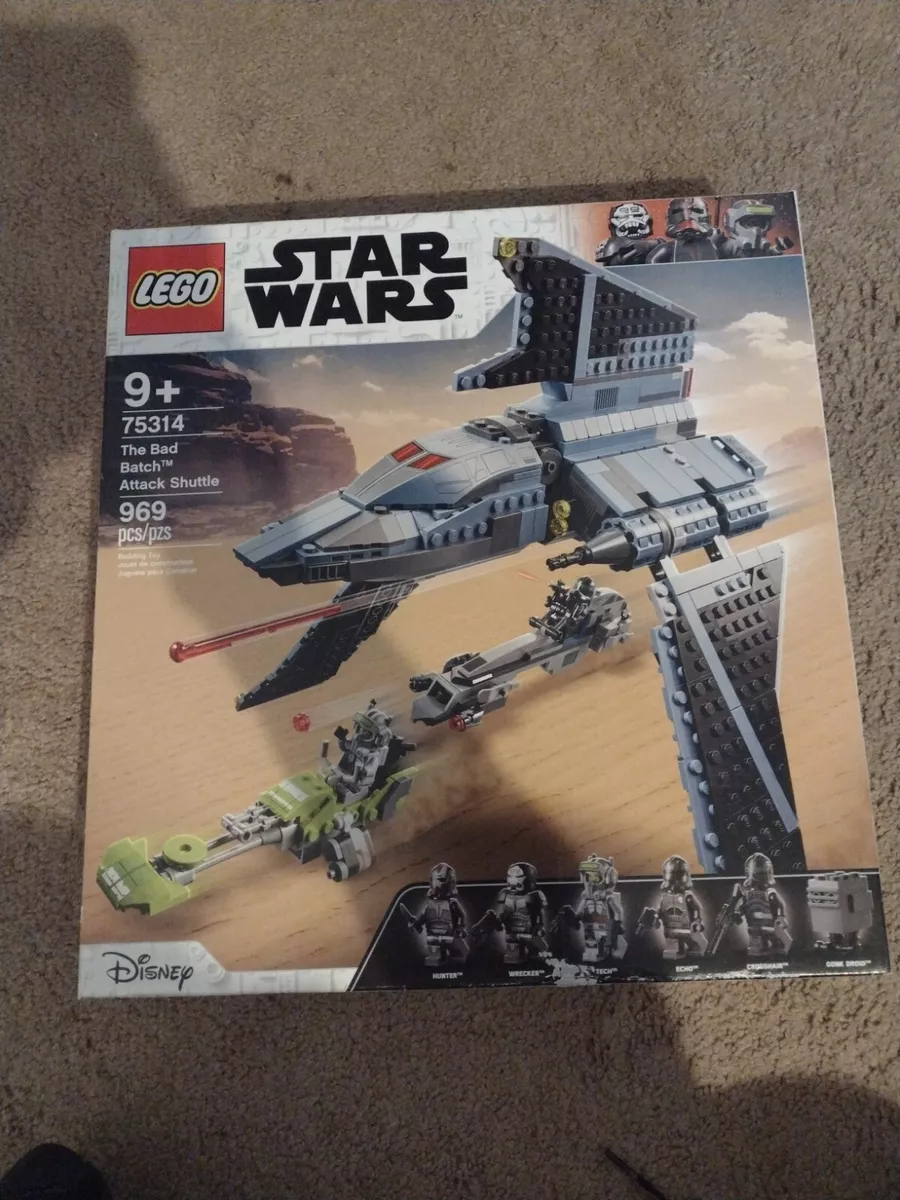 LEGO Star Wars The Bad Batch Attack Shuttle 75314 Slightly